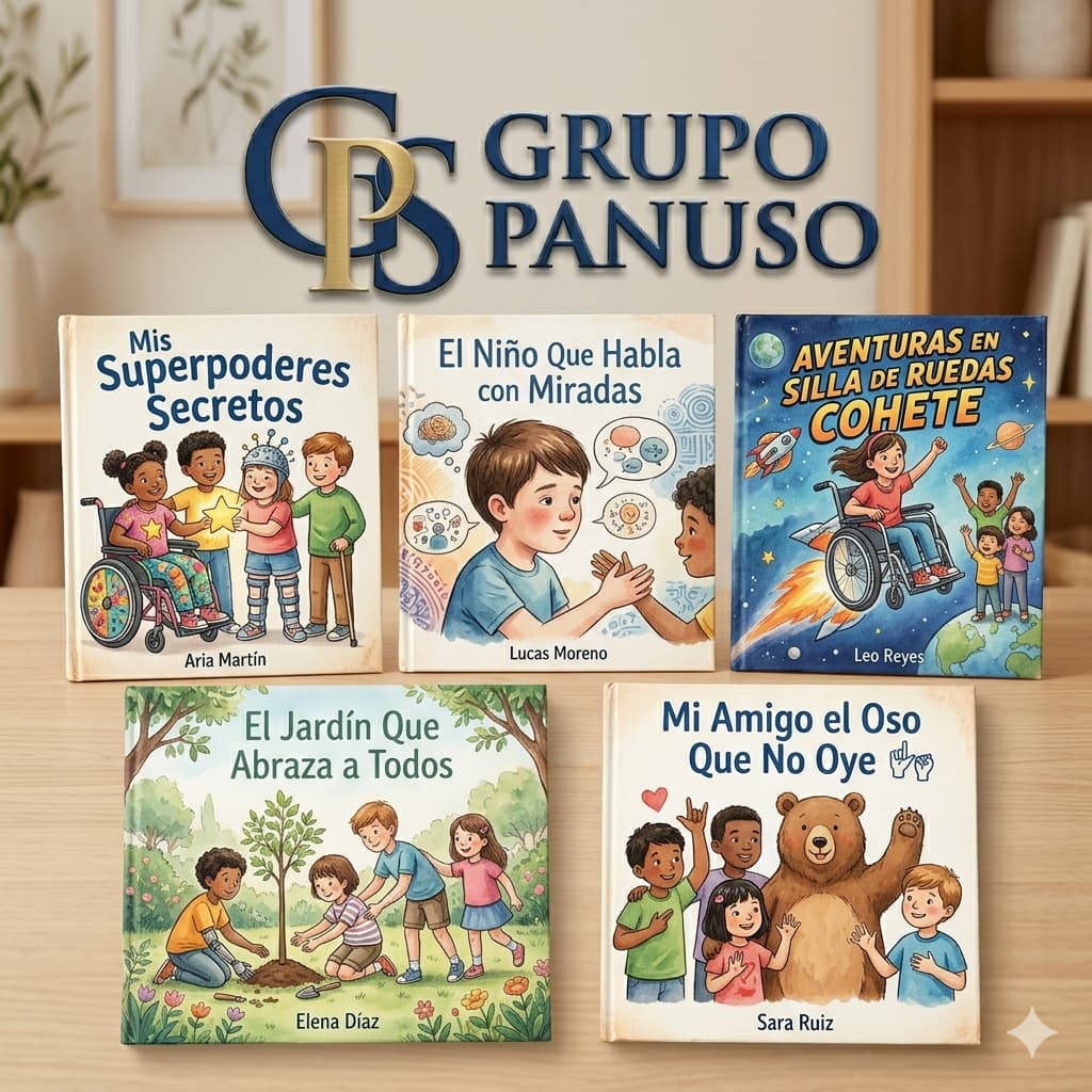 grupo panuso libros para personas con discapacidad personalizados dificultades