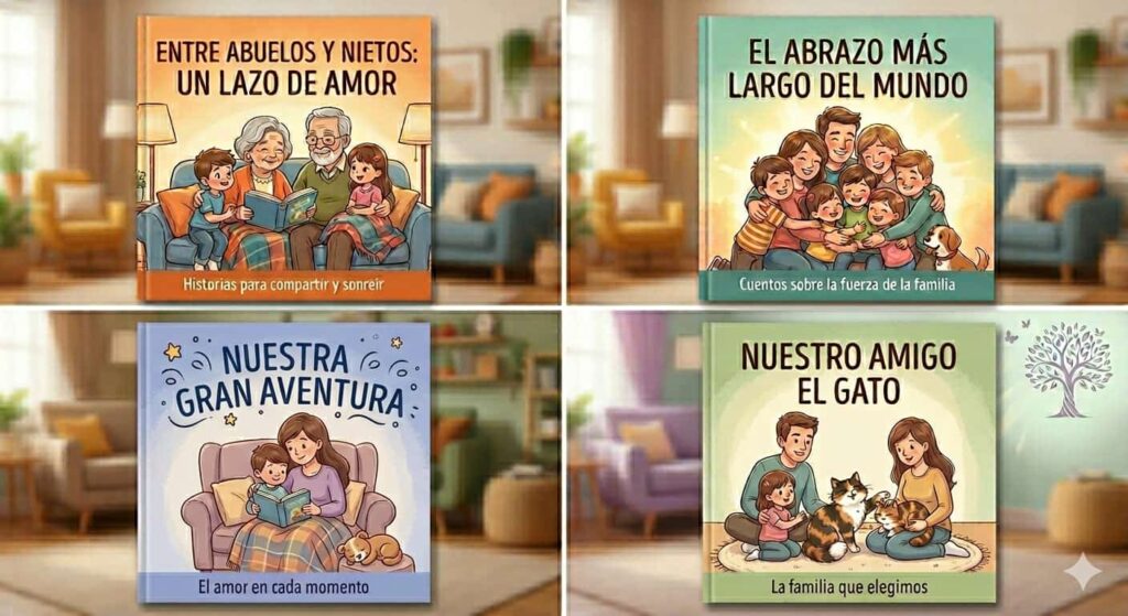 LIBROS FAMILIARES PARA ABUELOS PADRES MADRES MONOPARENTALES
